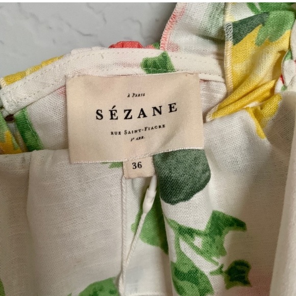 Sezane ruffle top nwt - Picture 3 of 3